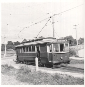 Bendigo 19 at North Bendigo terminus