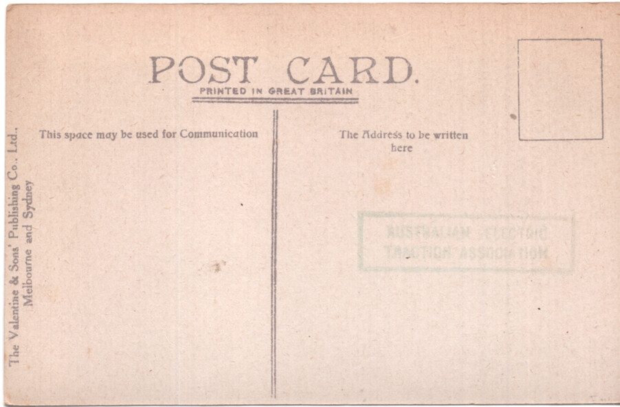 Postcard - Black and White, Valentine & Sons Publishing Co, 