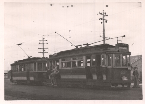 Geelong 23 and No. 10 at a terminus during the tour.