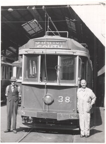 Geelong 38 at the tram depot.