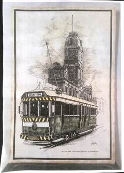 "The last tram Sturt Street Ballarat 19 September 1971"