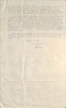Letter from Brian Castle Adelaide to Wal Jack - page 1