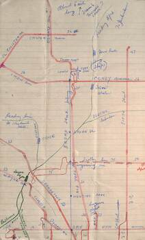 Drawings by Alwyn Marshall fo the Philadelphia Streetcar system - sheet 4 of 6