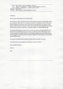 Note on background of Roy Field and his work.