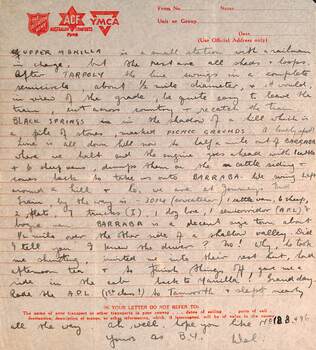 Letter Wal Larsen to Wal Jack - 1945 - sheet 3