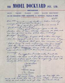 Letter - from Peter Duckett to Wal Jack re Ballarat Sprinkler car tank, Peter Duckett, 8/3/1958