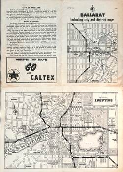 "Ballarat including city and district maps"