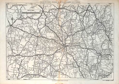 "Ballarat including city and district maps" - district map