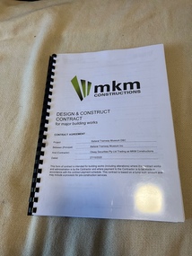 Document, MKM Constructions, Design and Construct Contract - BTM & MKM, 27-10-2020