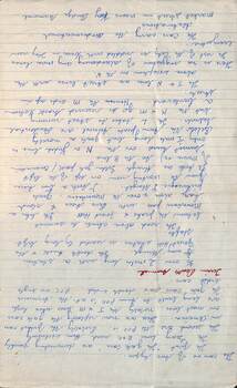 Letter - from Alwyn Marshall Toolamba to Wal Jack re San Francisco - page 1