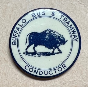 Badge - Buffalo Bus & Tramway Conductor