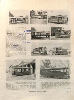 Book - The Australian Tramway Album - part re SEC Tramways 2