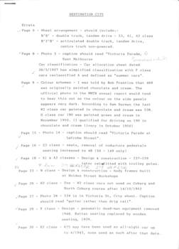 Errata to "Destination City"  fifth edition