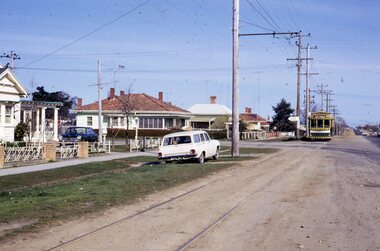 Tram 12 Albert St Sept. 1971