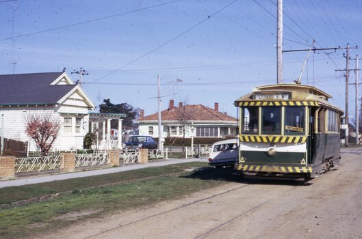 Tram 12 Albert St Sept. 1971