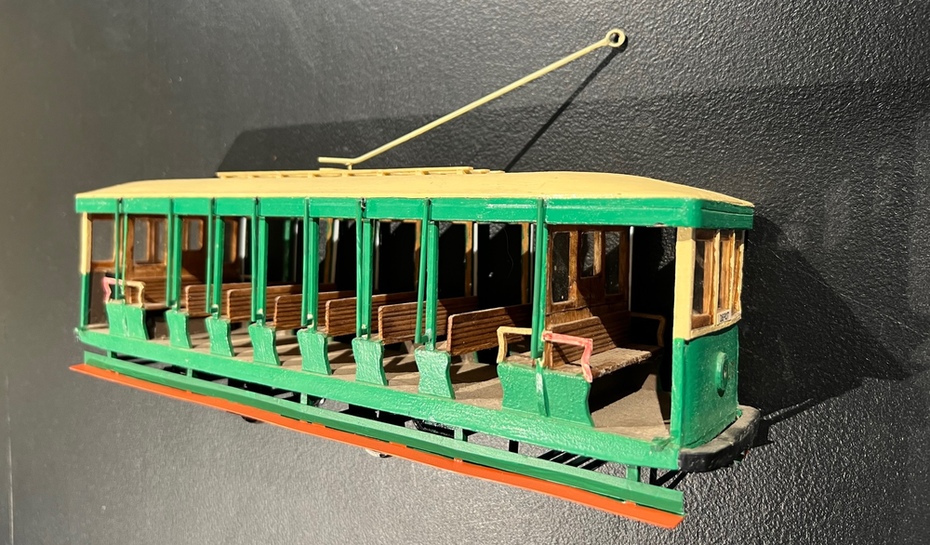 Model - Model of Bendigo tram No. 17