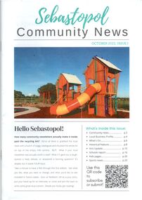 Sebastopol Community News Oct. 2022 - front page