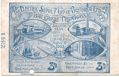 Souvenir ESCo opening Ticket - front 