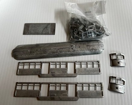 Model Melbourne SW6 tram - parts