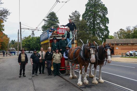 Digital Image - BTM Horse tram day 2021 - crew