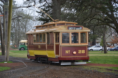 Vehicle - Tramcar, Duncan and Fraser, SECV Ballarat Tram No. 28, 1916