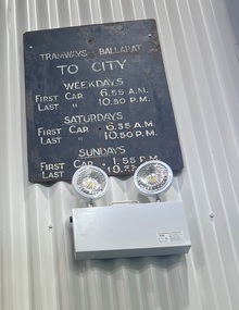 Timetable Board - Rubicon St