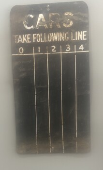 "CARS TAKE FOLLOWING LINE"