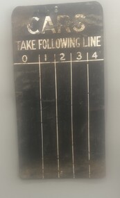 "CARS TAKE FOLLOWING LINE"