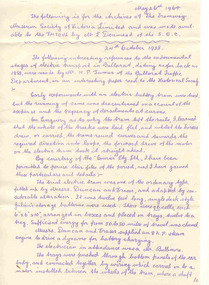 Document - Letter/s, L Denmead, Note re Battery Trams in Ballarat, 26/05/1964 12:00:00 AM