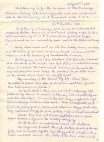Document - Letter/s, L Denmead, Note re Battery Trams in Ballarat, 26/05/1964 12:00:00 AM