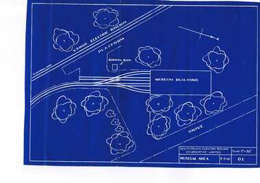 Plan, South Pacific Electric Railway, SPER Museum Area, 9/09/1960 12:00:00 AM