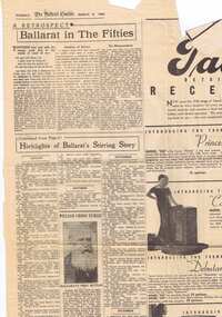 Newspaper, The Courier Ballarat, Courier, 8/3/1938, page 7/8, Mar. 1938