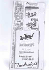 Newspaper, Ballarat Tramway Museum (BTM), Use Electricity sparingly, Oct.. 1995