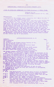 Document - Guide Book/notes, Tramway Museum Society of Victoria (TMSV), "Guide for Delegates interested in trams", 1970