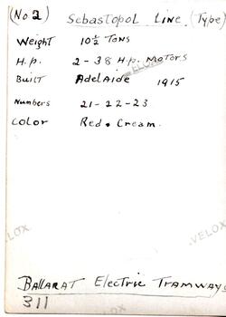 Notes on rear of print.