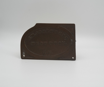 J.M. Jones & Sons Builders Plate - Front