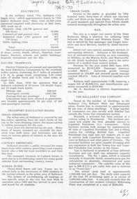 Document - Photocopy, Neville Gower, "Mayor's Report 1955-1956", Jul. 1997