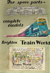 Poster, David Frost, Train World, c1985