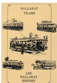 Poster, Len Millar & others, Ballarat Vintage Tramway, c1995