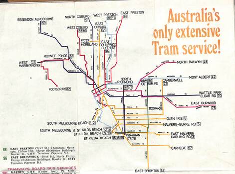 Transport Guide Melbourne No. 11 - 1980