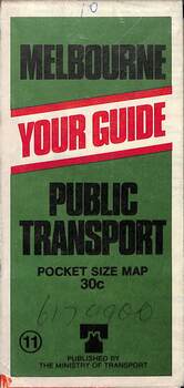 Public Transport Guide Melbourne 1980
