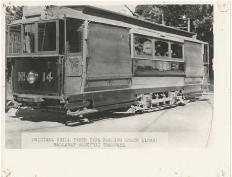 ESCo tram 14 at depot.