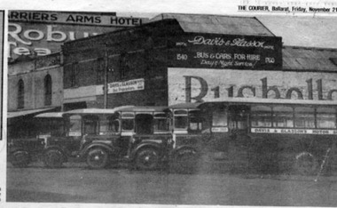 Newspaper, The Courier Ballarat, "Davis Bus Lines: 50 years of service", 21/11/1980 12:00:00 AM