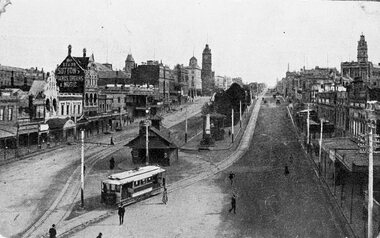 Postcard, John Phillips, Sturt St. Ballarat