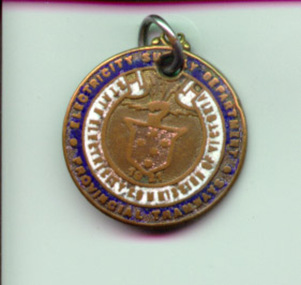 Badge - SEC pass, Employees Pass badge No. 127, c1950?