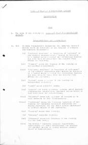 Legal record - Legal Document, Ballarat Tramway Preservation Society(BTPS) and   Shane McCarthy, Constitution of Ballarat Tramway Preservation Society, 1971