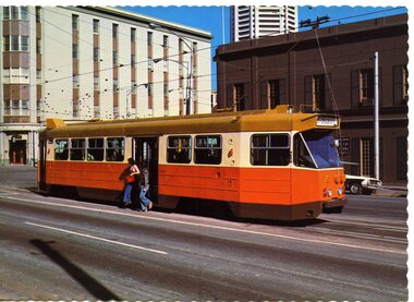 Postcard, Nu-color-vue or Nucolorvue Productions, Spring St Melbourne