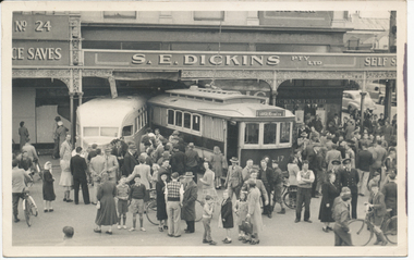 Tram 17 and S E Dickins store 1