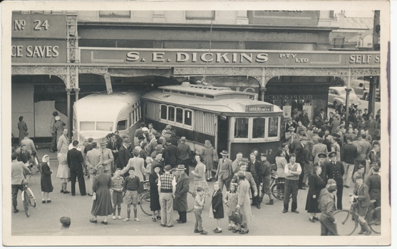 Tram 17 and S E Dickins store 2