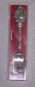 Souvenir - Teaspoon, Perfection Plate, BTPS Teaspoon - tram 38, 1981